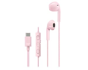 Casti JVC HA-FR17UC-P-U, Cu Fir, In-Ear, Microfon, USB-C, roz