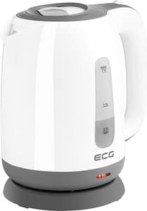 Fierbator electric ECG RK 1759 Classica Grigio, 2200 W, 1.7 litri, plastic de calitate, alb cu gri