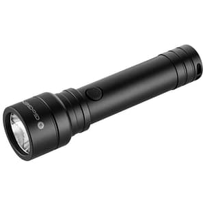Lanterna GOGFL03B, 1100 lm, IP46, acumulator 18650 inclus, USB, Aluminiu, neagra