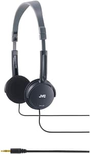 Casti audio JVC HA-L50-BE, Cu fir, On-ear, design elegant, negru