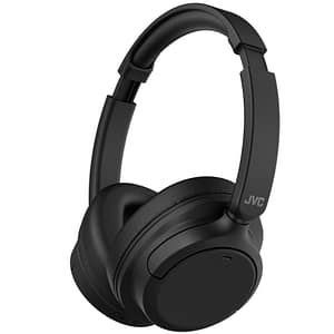 Casti premium Over the Ear JVC HA-S75N-B-U, Wireless, Bluetooth, Noise cancelling, Autonomie pana la 35 ore, Microfon, Negru