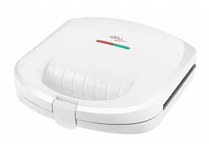 Sandwich maker GALLET SAUMUR CRO625, 800 W, 4 sandwich-uri triunghiulare, alb