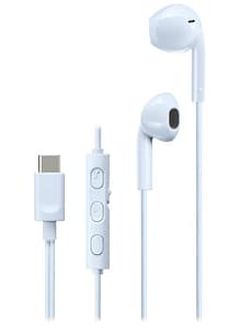 Casti JVC HA-FR17UC-A-U, Cu Fir, In-Ear, Microfon, USB-C, albastru deschis