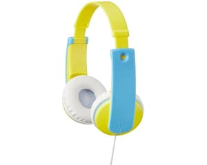 Casti JVC pentru copii HA-KD7-YNE, Over-ear, galben-albastru