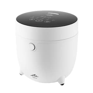 Aparat pentru gatit orez ETA FitRice 4139 90000, 1.6 litri, 500 W, 5 programe, afisaj LED, alb
