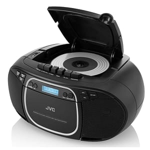 Radiocasetofon cu player CD JVC RC-E561B-DAB, 2 x 1.5 W RMS, Bluetooth