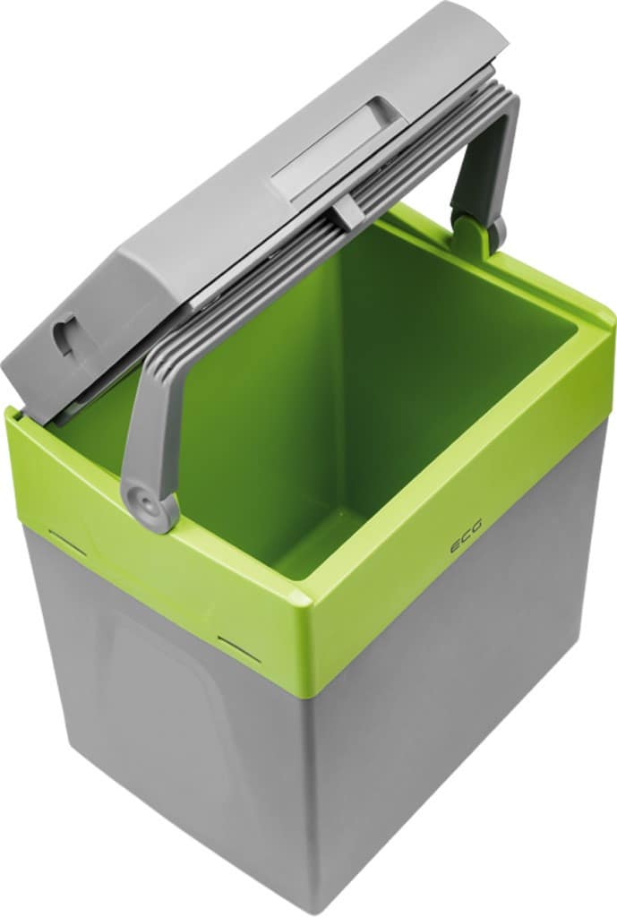 Lada frigorifica auto cu functie de incalzire si racire ECG AC 3022 HC Dual, 28 L, 12V, 230V, mod ECO, gri/verde - imagine 6